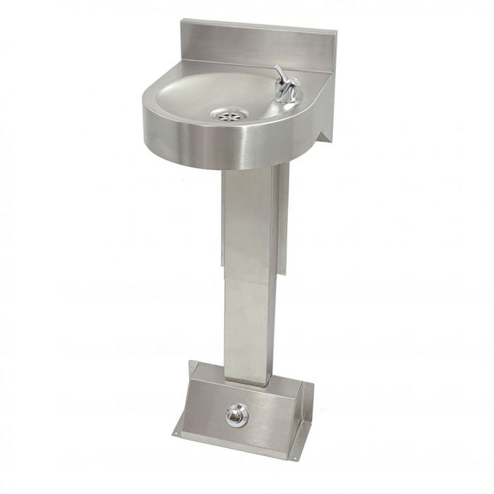 Stainless Steel Drinking Fountains with Foot Pedal image