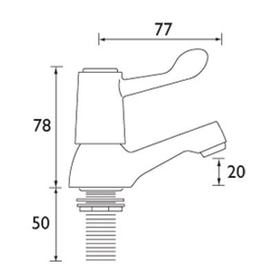 Lever Operated Basin Taps
