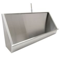 Vandal Resistant Wall Hung Trough Urinal 4 Sizes