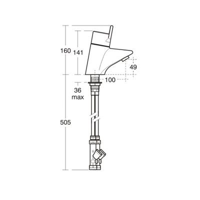 Contour 21 Sequential Lever Thermostatic Mixer