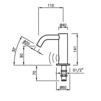 Battery Operated Sensor Tap