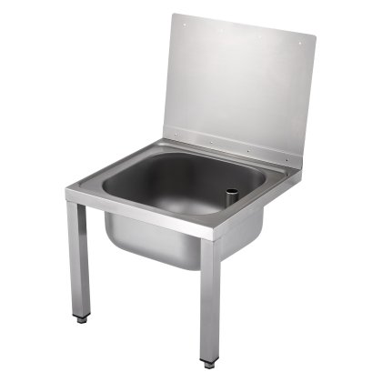 Cleaners Sink With Removable Grating