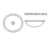 Inset Polished Round Wash Basin