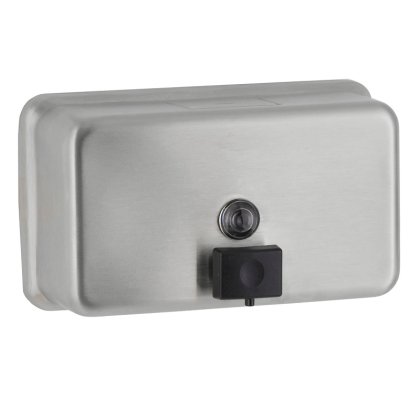 Bobrick Stainless Steel Horizontal Soap Dispenser Bobrick Stainless Steel Horizontal Soap Dispenser