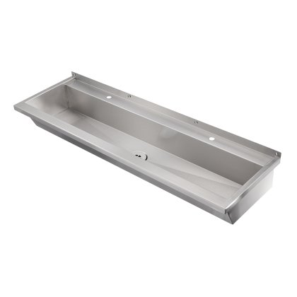 Stainless Steel Junior Wash Trough 370mm Projection