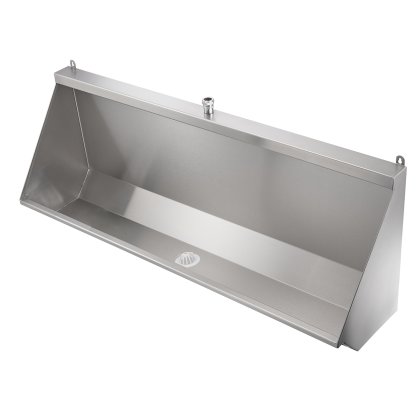 300mm Projection Wall Hung Stainless Steel Urinal