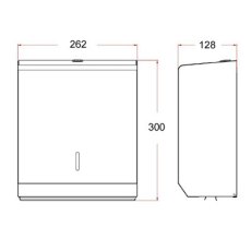 Stainless Steel Large Paper Towel Dispenser