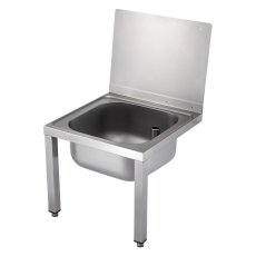 Cleaners Sink With Removable Grating