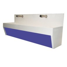 Wall Mounted Splashback Style Solid Surface Wash Trough Wall Mounted Splashback Style Solid Surface Wash Trough
