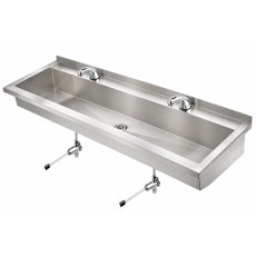 Hand Wash Troughs With Knee Operated Taps Hand Wash Troughs With Knee Operated Taps