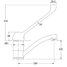 Swivel Spout Dental Tap