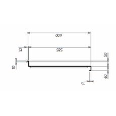 1500mm SBDD Single Bowl Double Drainer Catering Sink Top 600mm Projection 1500mm SBDD Single Bowl Double Drainer Catering Sink Top 600mm Projection