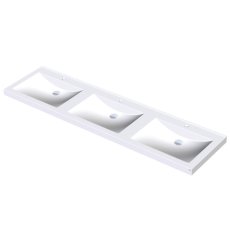 KWC DVS Miranit Triple Quadro Wash Basin KWC DVS Miranit Triple Quadro Wash Basin