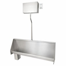 Stainless Steel Vandal Resistant Trough Urinal Bundle Stainless Steel Vandal Resistant Trough Urinal Bundle