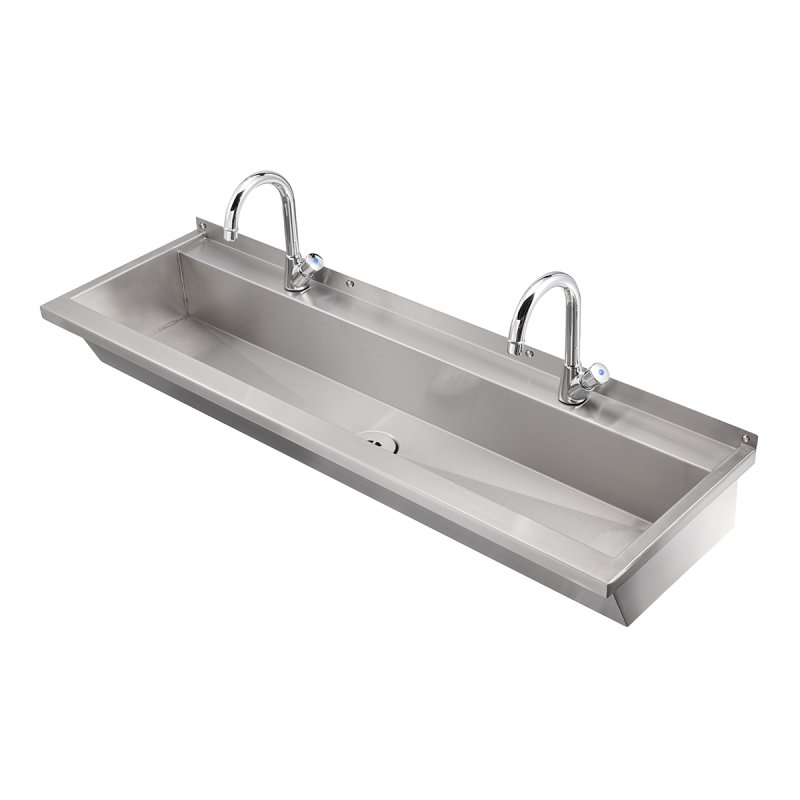 Stainless Steel Multi-User Heavy Duty Bottle Filling Trough