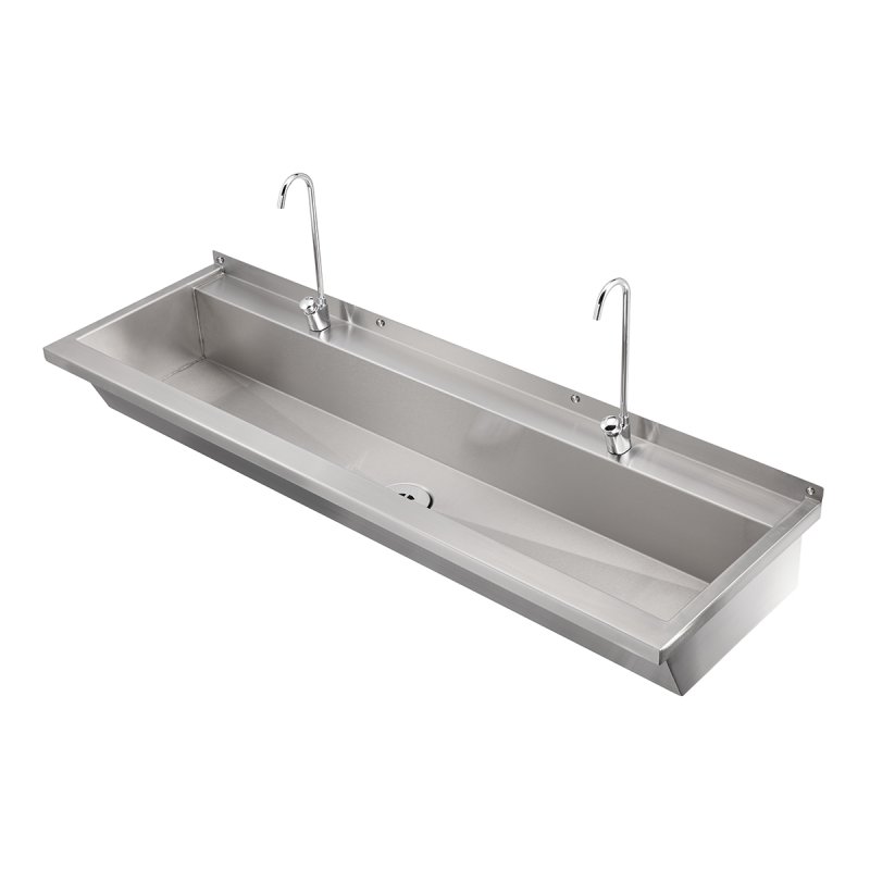 stainless steel water bottle filling trough