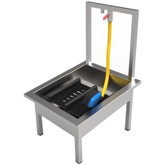 Stainless Steel Boot Wash Stainless Steel Boot Wash