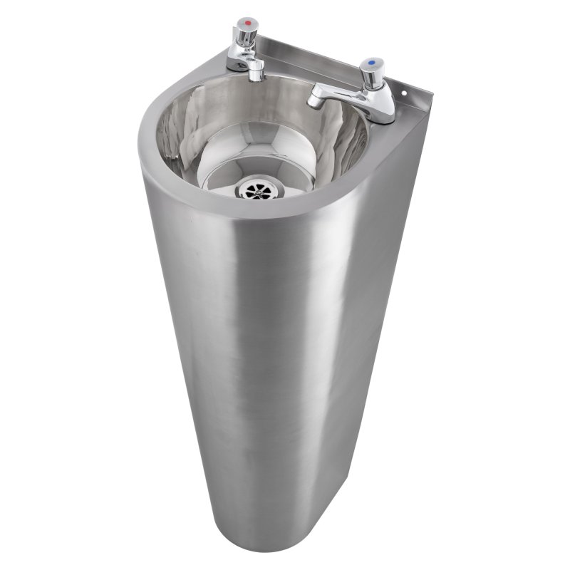 Adult Height Floor Standing Round Wash Basin Adult Height Floor Standing Round Wash Basin