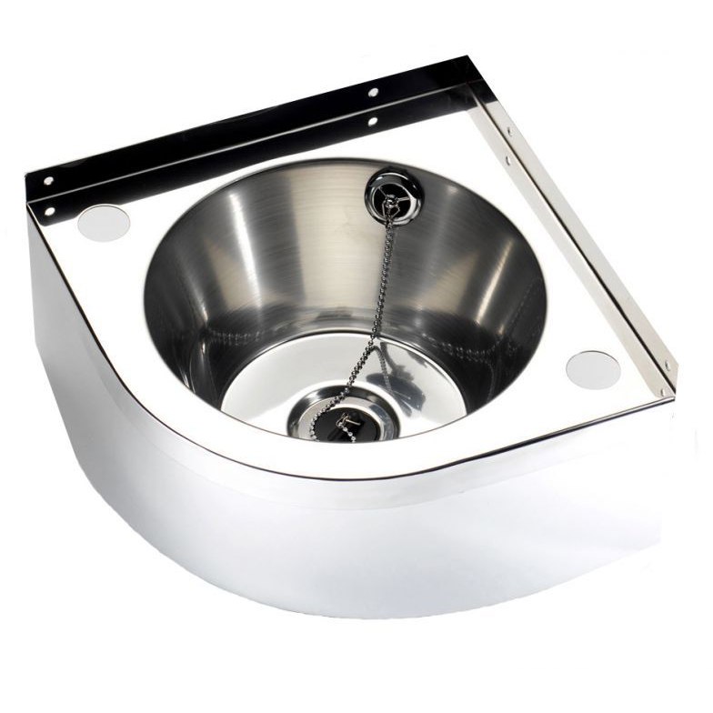 Stainless Steel Corner Wash Basin Stainless Steel Corner Wash Basin