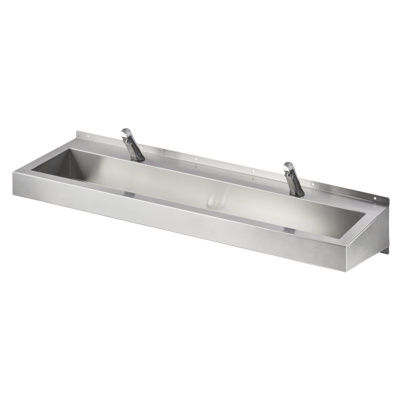 Elite 2400mm Stainless Steel Wash Trough Elite 2400mm Stainless Steel Wash Trough