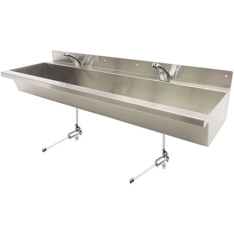 Hand Wash Troughs With Knee Operated Taps Hand Wash Troughs With Knee Operated Taps
