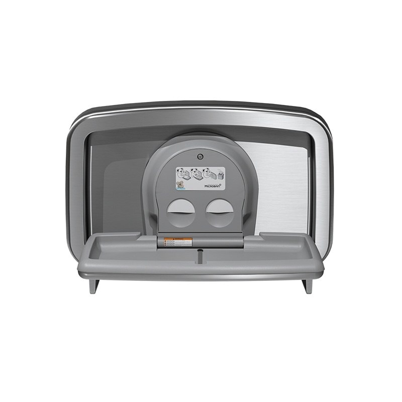 Baby Changing Station Wall Mount, Fold Down Diaper - View #4