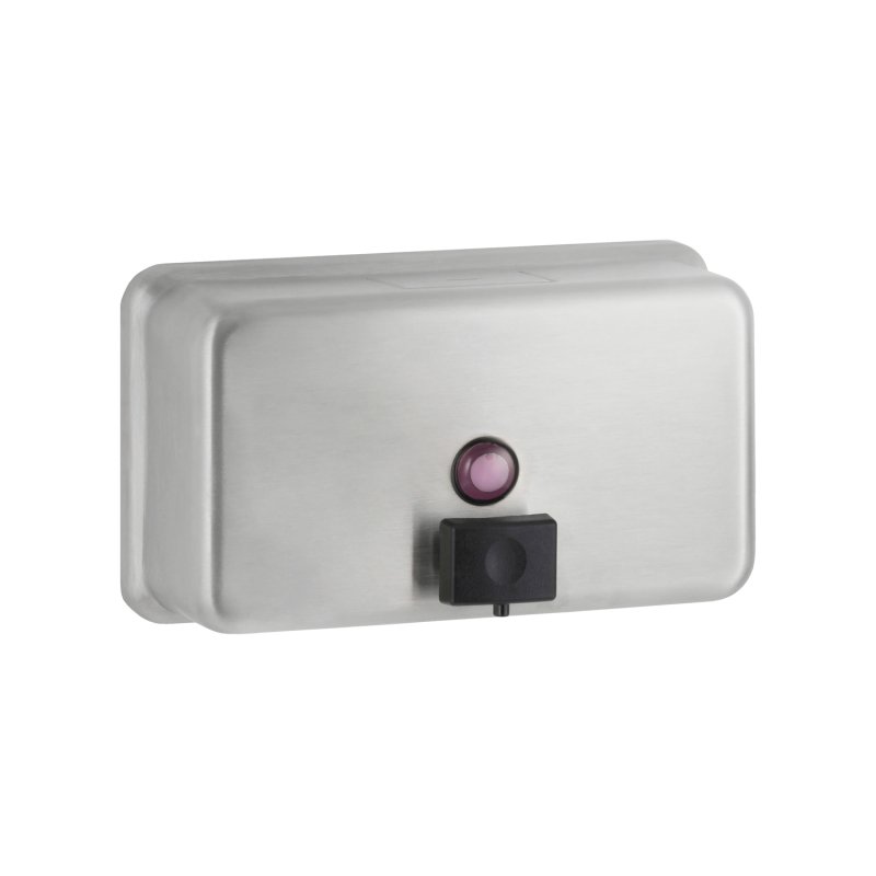 Bobrick Stainless Steel Horizontal Soap Dispenser Bobrick Stainless Steel Horizontal Soap Dispenser