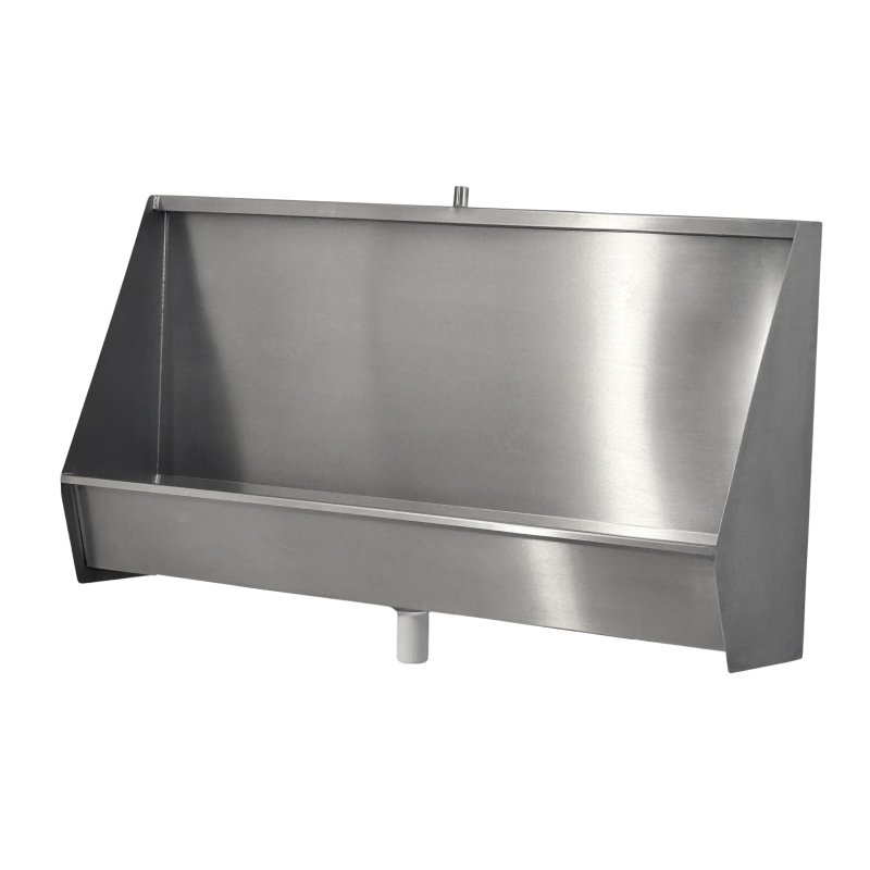 Wall-Mounted Stainless Steel Urinal 900mm to 2400mm
