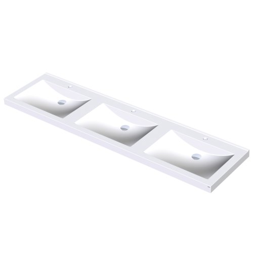 KWC DVS Miranit Triple Quadro Wash Basin KWC DVS Miranit Triple Quadro Wash Basin