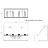 Wudu Foot Wash Troughs - Double Wudu Foot Wash Troughs - Double