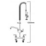 Catering Pre Rinse Spray Unit With Pot Filler Catering Pre Rinse Spray Unit With Pot Filler