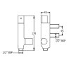 L Shaped Shower Bar Valve L Shaped Shower Bar Valve