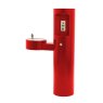 Outdoor Pedestal Bottle Filler With Drinking Fountain Outdoor Pedestal Bottle Filler With Drinking Fountain
