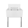 Washware Birch Style Cleaners Sink 515mm Washware Birch Style Cleaners Sink 515mm