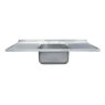 SBDD Single Bowl Double Drainer Catering Sink Top 650mm Projection SBDD Single Bowl Double Drainer Catering Sink Top 650mm Projection