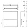 Floor Standing Trough Urinal Stainless Steel Floor Standing Trough Urinal Stainless Steel