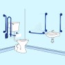 Stainless Steel Corner Grab Rail Pack Stainless Steel Corner Grab Rail Pack