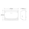 Stainless Steel Small Paper Towel Dispenser Stainless Steel Small Paper Towel Dispenser