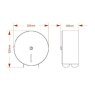 Stainless Steel Jumbo Toilet Roll Holder Stainless Steel Jumbo Toilet Roll Holder