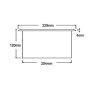 Large Circular Countertop Waste Chute Large Circular Countertop Waste Chute