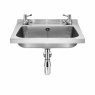 Stainless Steel Wash Hand Basin With Lever Taps Stainless Steel Wash Hand Basin With Lever Taps