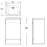 Shrouded Floor Standing Wash Basin Shrouded Floor Standing Wash Basin