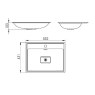 Icon Inset Polished Hand Washbasin Icon Inset Polished Hand Washbasin