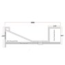 Angled Base Corian Wash Trough Angled Base Corian Wash Trough