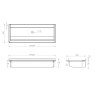 Sit On Stainless Steel Wash Trough Sit On Stainless Steel Wash Trough
