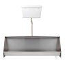 stainless steel urinal with plastic cistern