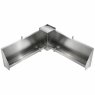 Stainless Steel Urinal with Corner Infil
