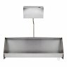 stainless steel urinal with stainless steel cistern