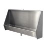 Side View Wall-Mounted Stainless Steel Urinal 900mm to 2400mm