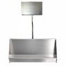 wpuc urinal with stainless steel cistern